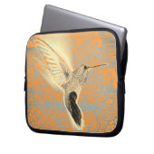 HUMMINGBIRD UND JAPANISCH SCHLIESSEN NEOPRENE LAPTOPSCHUTZHÜLLE (Vorderseite Links)