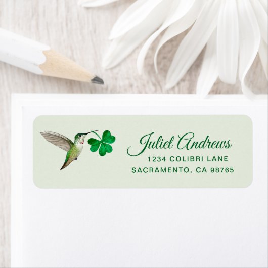 Hummingbird und Kleeblatt: Rücksendeadresse (Insitu)
