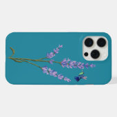 Hummingbird und Lavender iPhone Hülle (Rückseite (Horizontal))