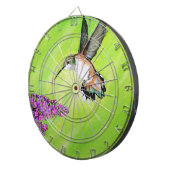Hummingbird und Lilac Painting Dartscheibe (Vorderseite rechts)