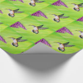 Hummingbird und Lilac Painting Geschenkpapier (Ecke)