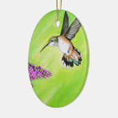 Hummingbird und Lilac Painting Keramikornament (Links)