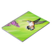 Hummingbird und Lilac Painting Notizblock (Linke Seite)