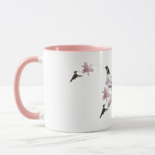 Hummingbird und Lilies Tasse