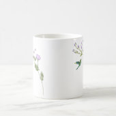 Hummingbird und Lisianthus Tri-Blend-Shirt Kaffeetasse (Mittel)