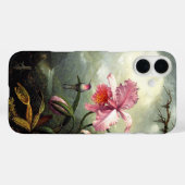 Hummingbird und Orchid, botanische Kunstwerke Case-Mate iPhone Hülle (Rückseite (Horizontal))