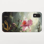 Hummingbird und Orchid, botanische Kunstwerke Case-Mate iPhone Hülle (Rückseite (Horizontal))