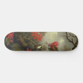 Hummingbird und Passion-Blume Skateboard (Horizontal)