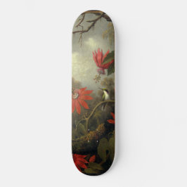 Hummingbird und Passion-Blume Skateboard