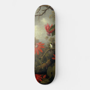 Hummingbird und Passion-Blume Skateboard