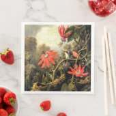 Hummingbird und Passionblumen Serviette (Beispiel)