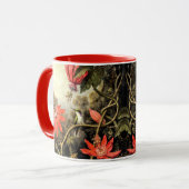 Hummingbird und Passionblumen Tasse (Vorderseite Links)