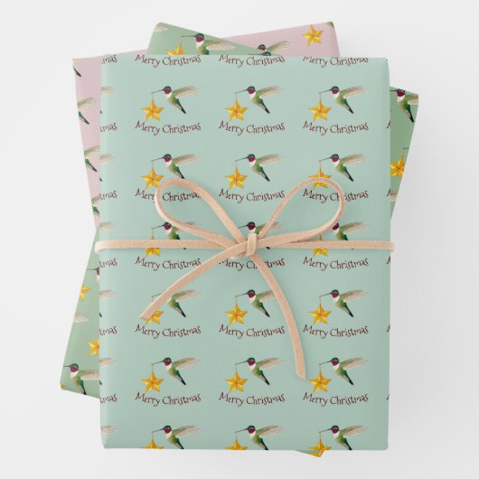 Hummingbird und Star Geschenkpapier Set (Beispiel)