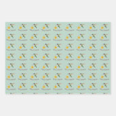 Hummingbird und Star Geschenkpapier Set (Vorderseite)