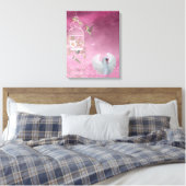 Hummingbird und Swan Leinwanddruck (Insitu (Schlafzimmer))