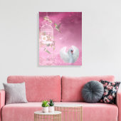 Hummingbird und Swan Leinwanddruck (Insitu (Wohnzimmer))