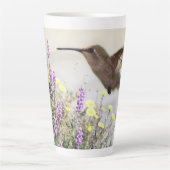Hummingbird und Wildblumen Digitale Kunst Kaffeema Milchtasse (Vorderseite)