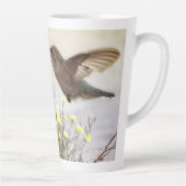 Hummingbird und Wildblumen Digitale Kunst Kaffeema Milchtasse (Rechts)