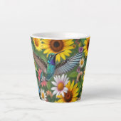 Hummingbird unter Blume Milchtasse (Vorderseite)
