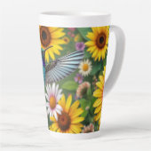Hummingbird unter Blume Milchtasse (Rechte Ecke)