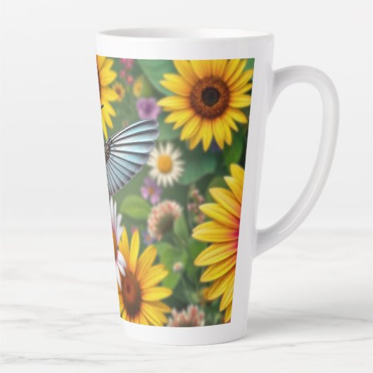 Hummingbird unter Blume Milchtasse (Rechts)