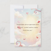 Hummingbird Valentines Day Classroom Mitteilungskarte (Rückseite)