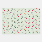 Hummingbird Valentine's Geschenkpapier Set (Vorderseite 3)