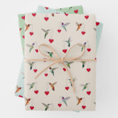Hummingbird Valentine's Geschenkpapier Set (Beispiel)