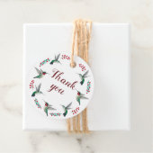 Hummingbird Vielen Dank Geschenkanhänger (Beispiel)