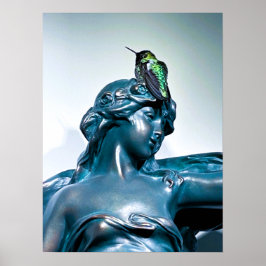 hummingbird view Poster