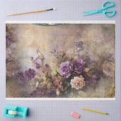 Hummingbird & Vintag, Shabby Chic Floral Seidenpapier (Basteln)