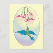 HUMMINGBIRD von SHARON SHARPE Postkarte (Vorderseite)