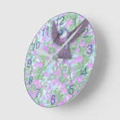 Hummingbird Wall Clock Runde Wanduhr (Winkel)