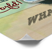 Hummingbird Was für eine wunderbare Welthäuser-Erw Poster (Ecke)