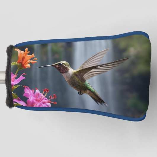 Hummingbird Wasserfall Park, Golf Putter Cover Headcover (Vorderseite)