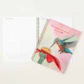 Hummingbird watercolor art planner planer (Anzeige)