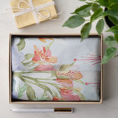 Hummingbird Watercolor Garden Blumendekoupage Seidenpapier (Geschenk)