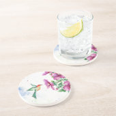 Hummingbird Watercolor Sandstone Untersetzer (Seite)