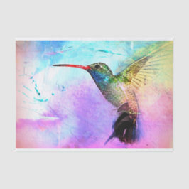 Hummingbird & Watercolor Seidenpapier