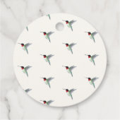 Hummingbird Wedding Geschenkanhänger (Rückseite)