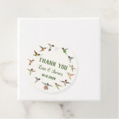 Hummingbird Wedding Geschenkanhänger (Beispiel)