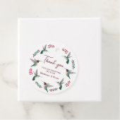 Hummingbird Wedding Geschenkanhänger (Beispiel)