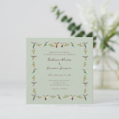 Hummingbird Wedding Invitation (Stehend Vorderseite)
