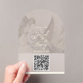 Hummingbird Wedding QR Code Einladung (Insitu (Handheld))