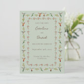 Hummingbird Wedding Save the Date (Stehend Vorderseite)