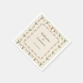 Hummingbird Wedding Serviette (Ecke)