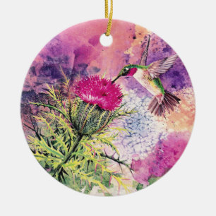 Hummingbird Weihnachtsgeschenk Keramik Ornament