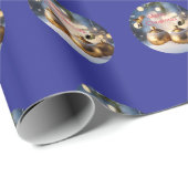 Hummingbird Weihnachtsverpackungspapier Geschenkpapier (Rolleneckpunkt)