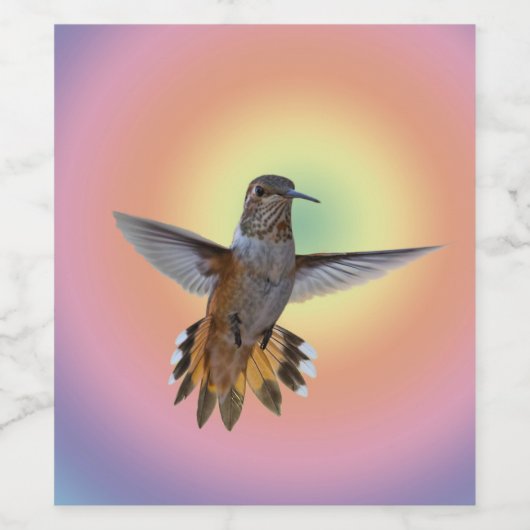 HUMMINGBIRD WEINETIKETT (Einzelnes Label)
