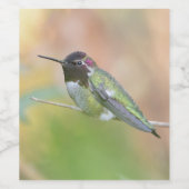 Hummingbird-Weinetikett Weinetikett (Einzelnes Label)